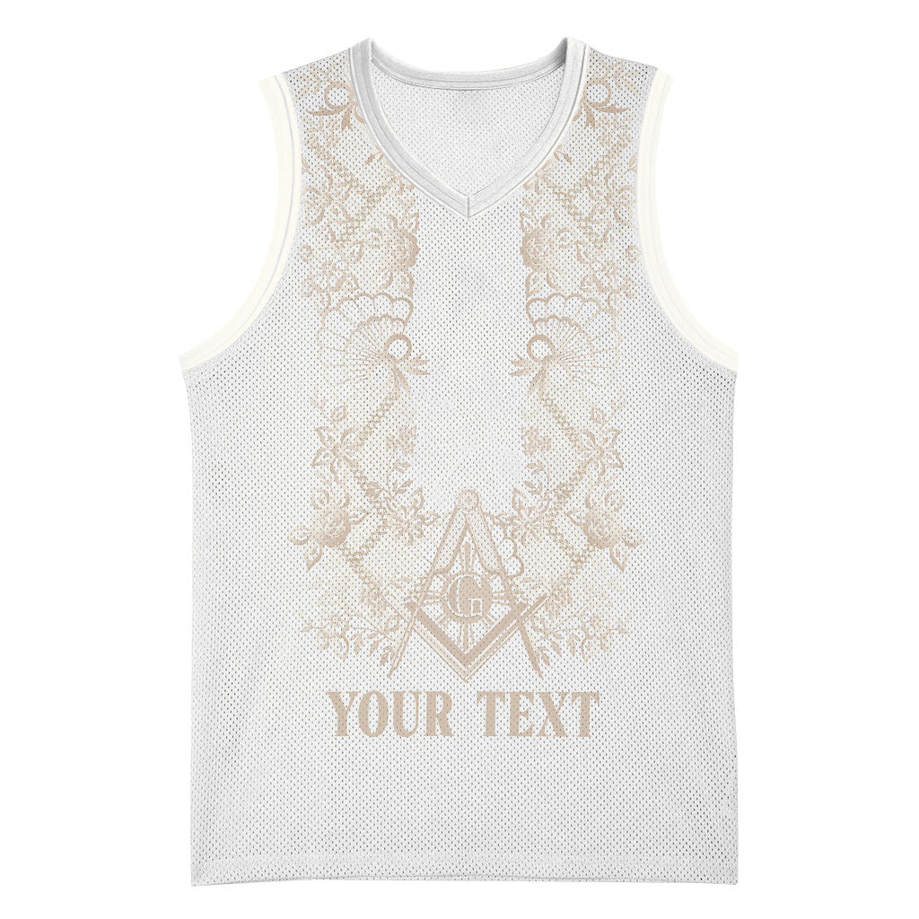 Personalised Filipino Freemasonry Basketball Jersey Masonic Barong Tagalog Inspired Black