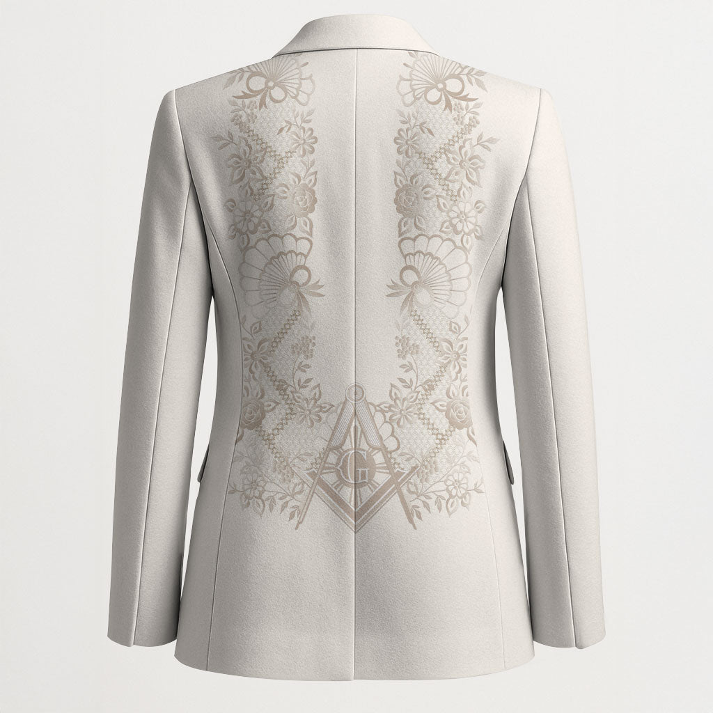 Personalised Filipino Freemasonry Blazer Masonic Barong Tagalog Inspired Black