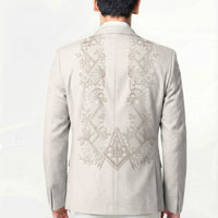 Personalised Filipino Freemasonry Blazer Masonic Barong Tagalog Inspired Black
