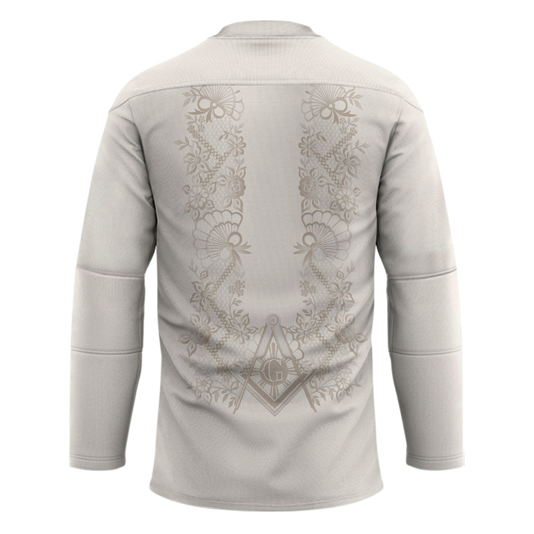 Personalised Filipino Freemasonry Hockey Jersey Masonic Barong Tagalog Inspired Black