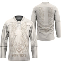 Personalised Filipino Freemasonry Hockey Jersey Masonic Barong Tagalog Inspired Black