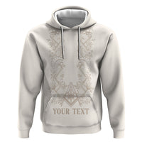 Personalised Filipino Freemasonry Hoodie Masonic Barong Tagalog Inspired Black