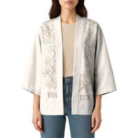 Personalised Filipino Freemasonry Kimono Masonic Barong Tagalog Inspired Black