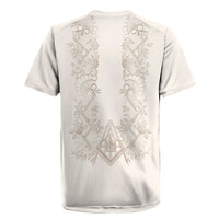 Personalised Filipino Freemasonry Rugby Jersey Masonic Barong Tagalog Inspired Black