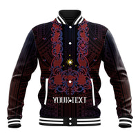 Personalised Philippines Barong Tagalog Freemasonry Baseball Jacket Filipino Masonic Polynesian Pattern