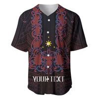Personalised Philippines Barong Tagalog Freemasonry Baseball Jersey Filipino Masonic Polynesian Pattern