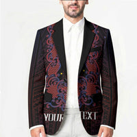 Personalised Philippines Barong Tagalog Freemasonry Blazer Filipino Masonic Polynesian Pattern