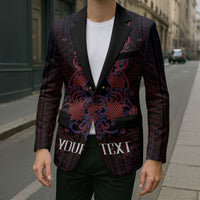 Personalised Philippines Barong Tagalog Freemasonry Blazer Filipino Masonic Polynesian Pattern