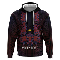Personalised Philippines Barong Tagalog Freemasonry Hoodie Filipino Masonic Polynesian Pattern