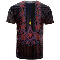 Personalised Philippines Barong Tagalog Freemasonry T Shirt Filipino Masonic Polynesian Pattern