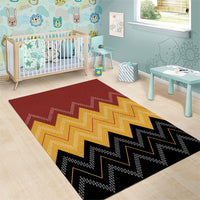 Kaokao Maori Tukutuku Inspired New Zealand Area Rug