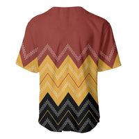 Kaokao Maori Tukutuku Inspired New Zealand Baseball Jersey