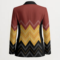 Kaokao Maori Tukutuku Inspired New Zealand Blazer