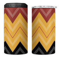 Kaokao Maori Tukutuku Inspired New Zealand 4 in 1 Can Cooler Tumbler