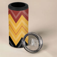 Kaokao Maori Tukutuku Inspired New Zealand 4 in 1 Can Cooler Tumbler