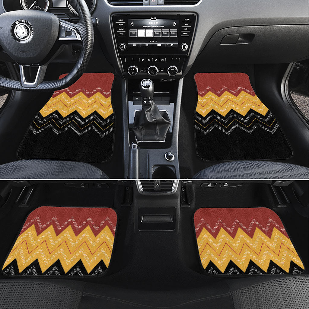 Kaokao Maori Tukutuku Inspired New Zealand Car Mats