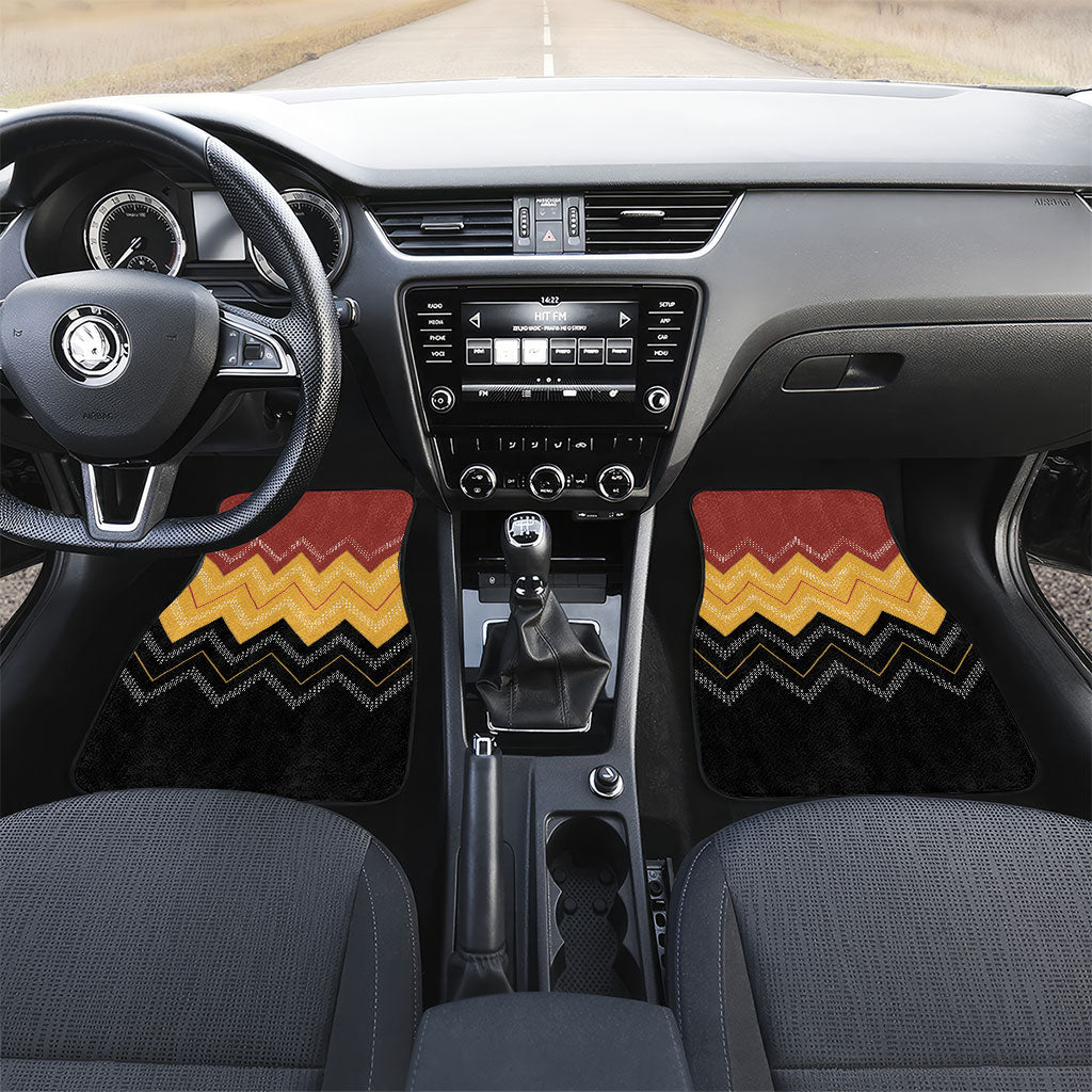 Kaokao Maori Tukutuku Inspired New Zealand Car Mats