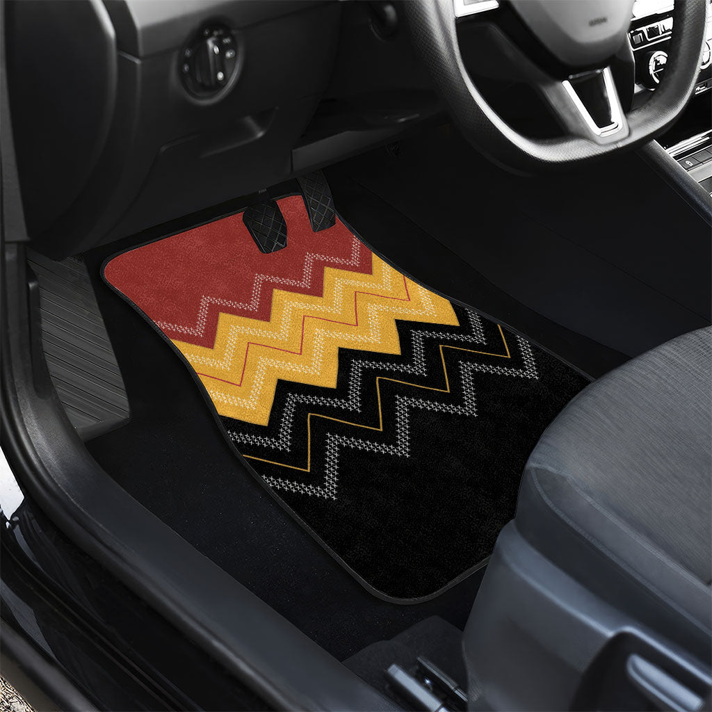 Kaokao Maori Tukutuku Inspired New Zealand Car Mats