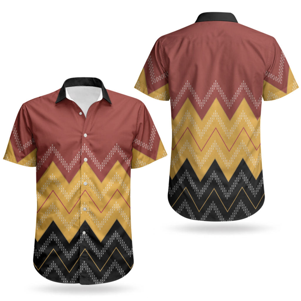Kaokao Maori Tukutuku Inspired New Zealand Couples Matching Mermaid Dress and Hawaiian Shirt
