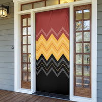 Kaokao Maori Tukutuku Inspired New Zealand Door Cover
