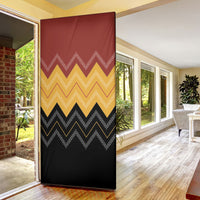 Kaokao Maori Tukutuku Inspired New Zealand Door Cover