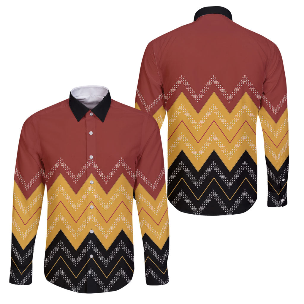 Kaokao Maori Tukutuku Inspired New Zealand Family Matching Off Shoulder Short Dress and Hawaiian Shirt