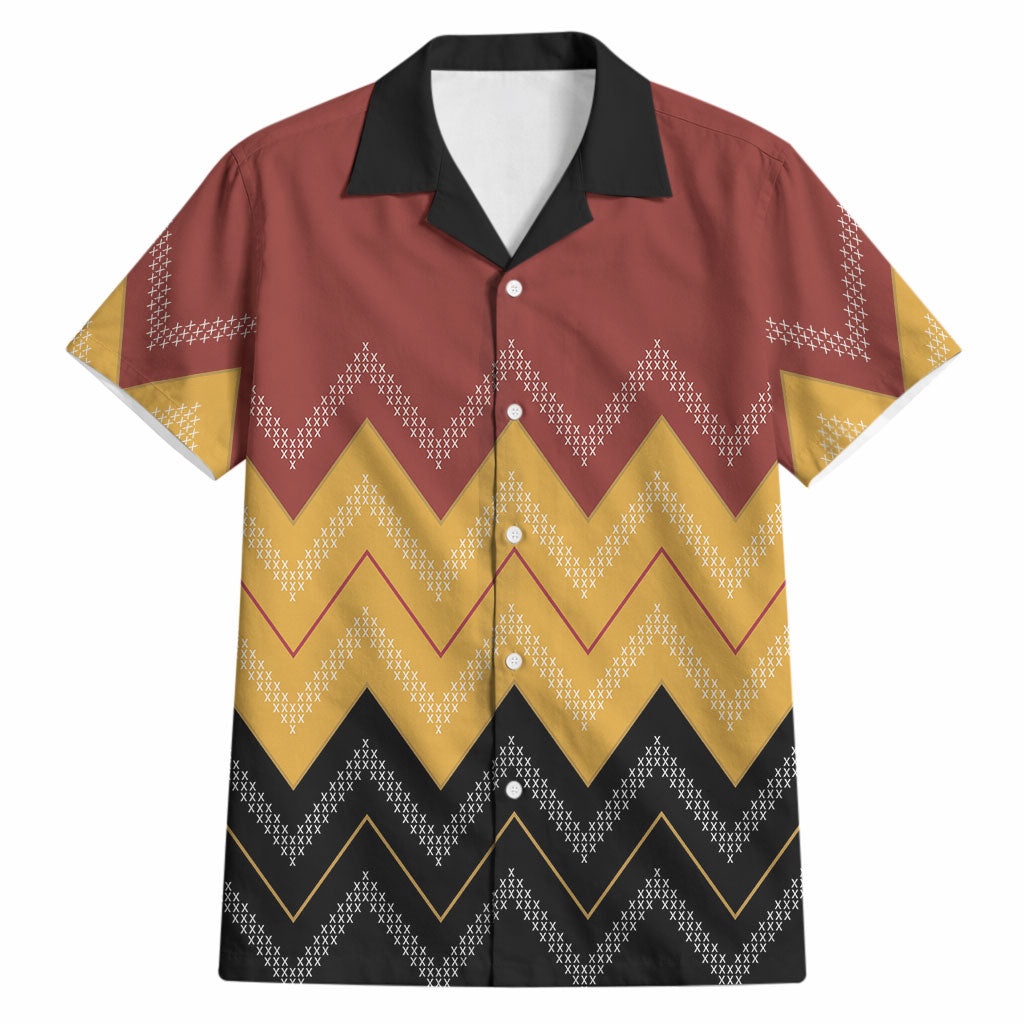 Kaokao Maori Tukutuku Inspired New Zealand Hawaiian Shirt