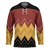 Kaokao Maori Tukutuku Inspired New Zealand Hockey Jersey
