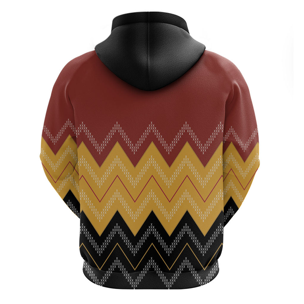 Kaokao Maori Tukutuku Inspired New Zealand Hoodie