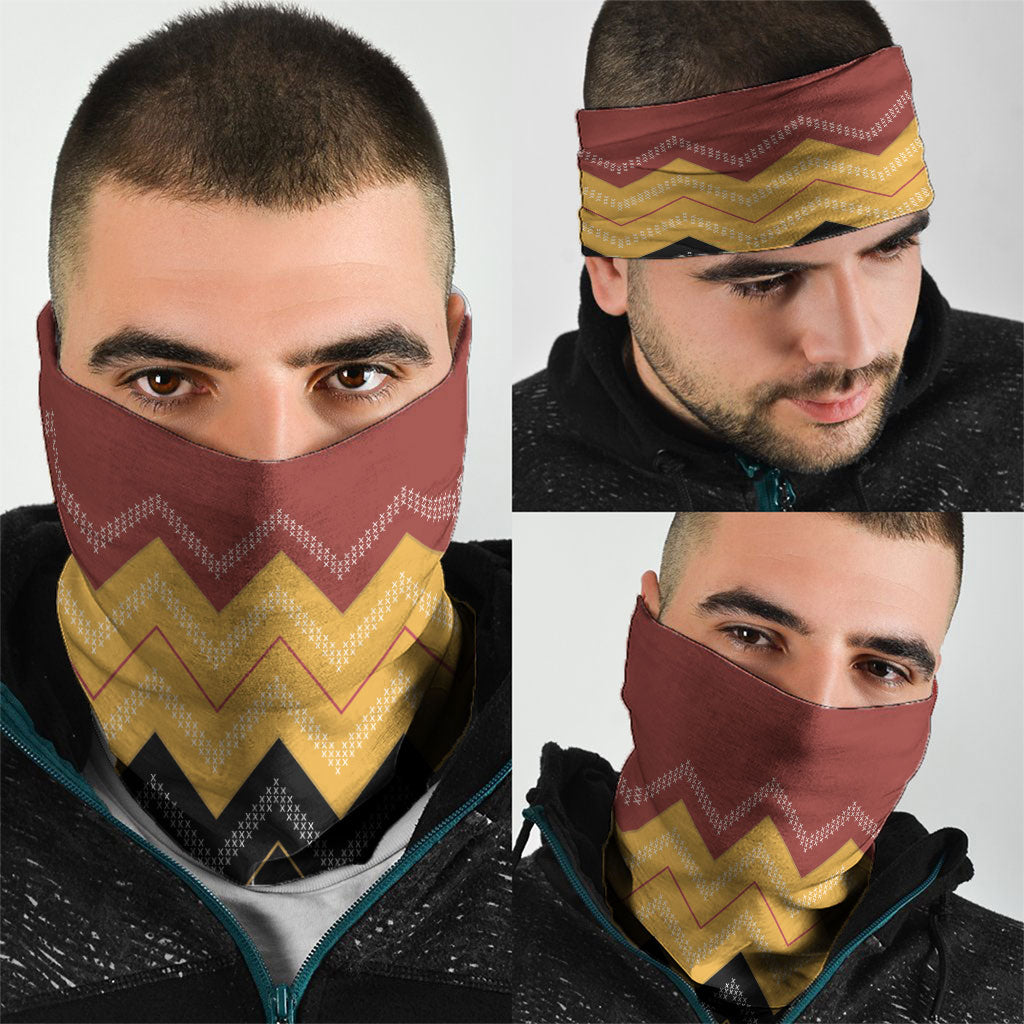 Kaokao Maori Tukutuku Inspired New Zealand Neck Gaiter