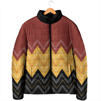 Kaokao Maori Tukutuku Inspired New Zealand Padded Jacket