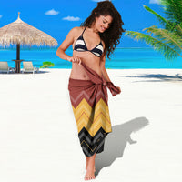 Kaokao Maori Tukutuku Inspired New Zealand Sarong