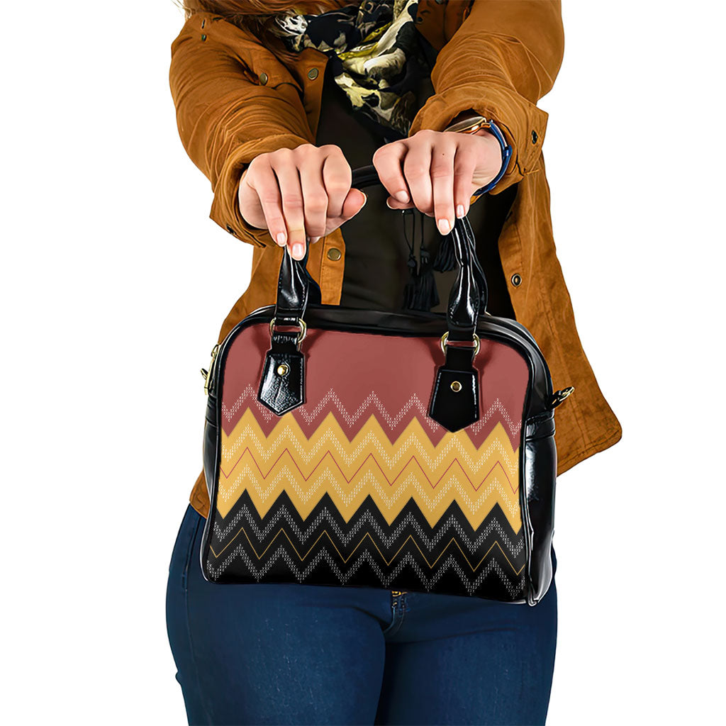 Kaokao Maori Tukutuku Inspired New Zealand Shoulder Handbag