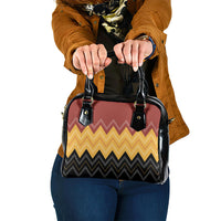 Kaokao Maori Tukutuku Inspired New Zealand Shoulder Handbag