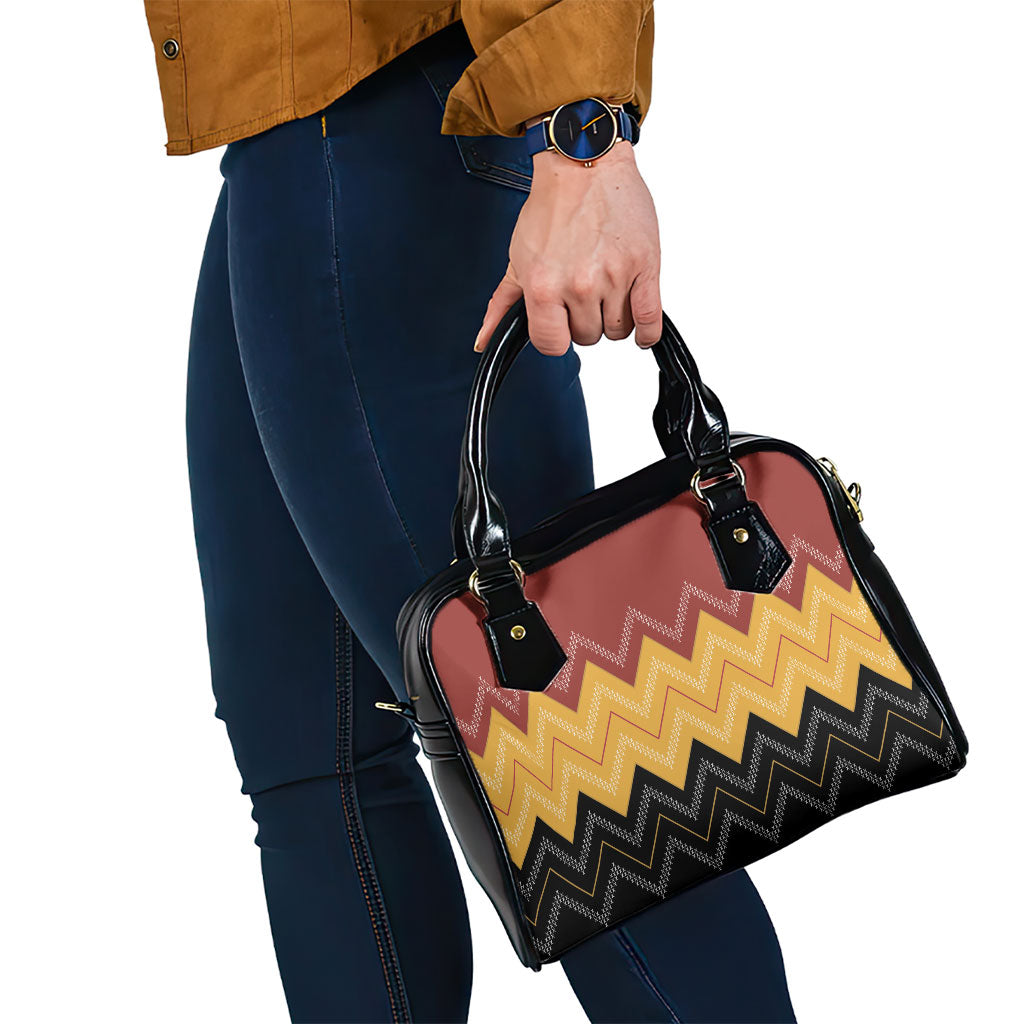 Kaokao Maori Tukutuku Inspired New Zealand Shoulder Handbag