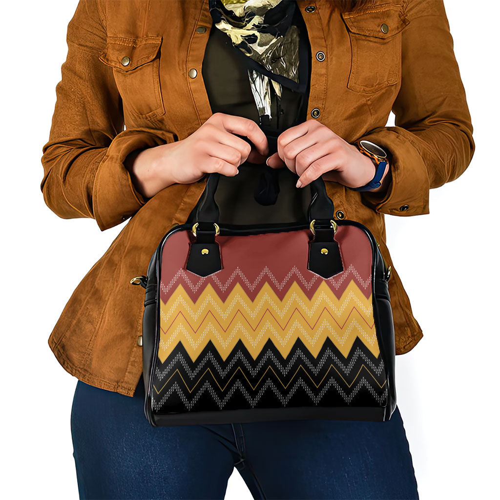 Kaokao Maori Tukutuku Inspired New Zealand Shoulder Handbag