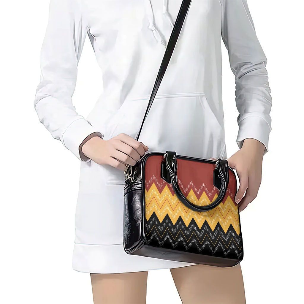 Kaokao Maori Tukutuku Inspired New Zealand Shoulder Handbag