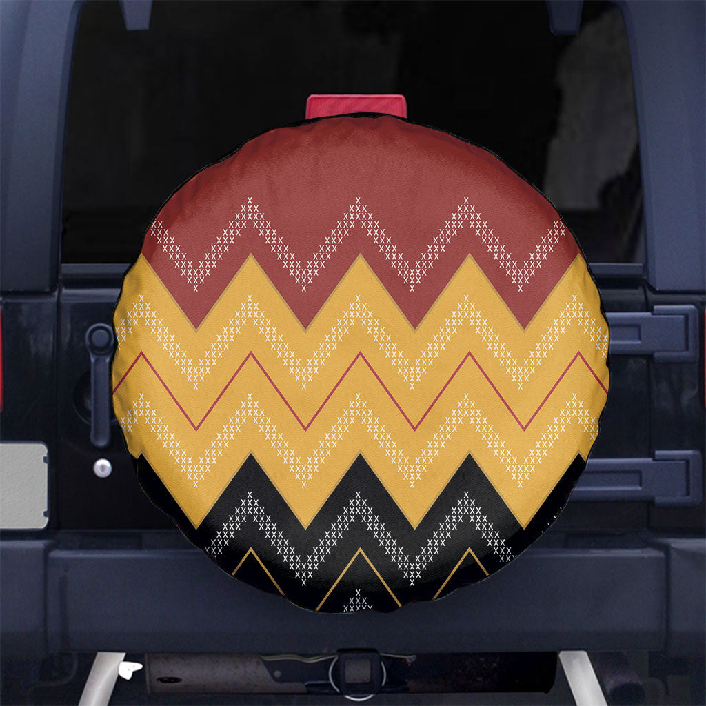 Kaokao Maori Tukutuku Inspired New Zealand Spare Tire Cover