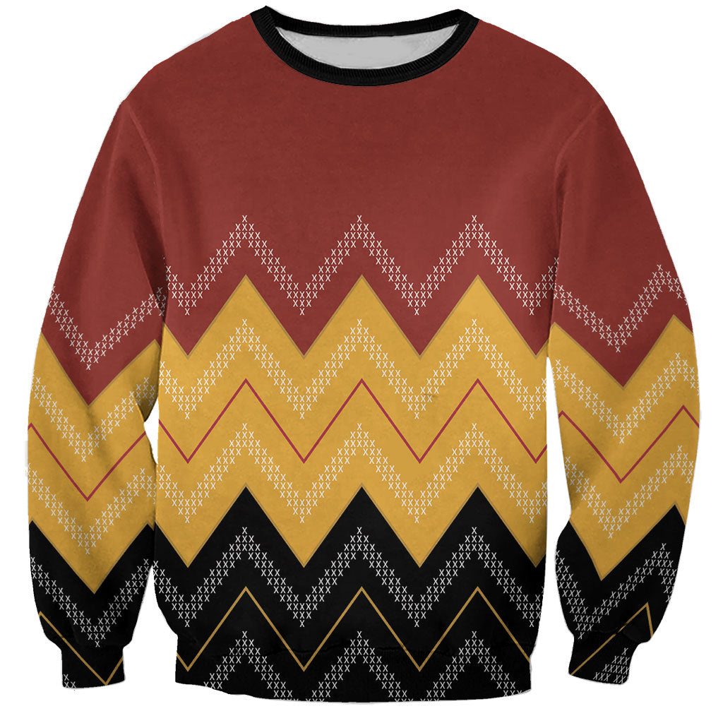 Kaokao Maori Tukutuku Inspired New Zealand Sweatshirt