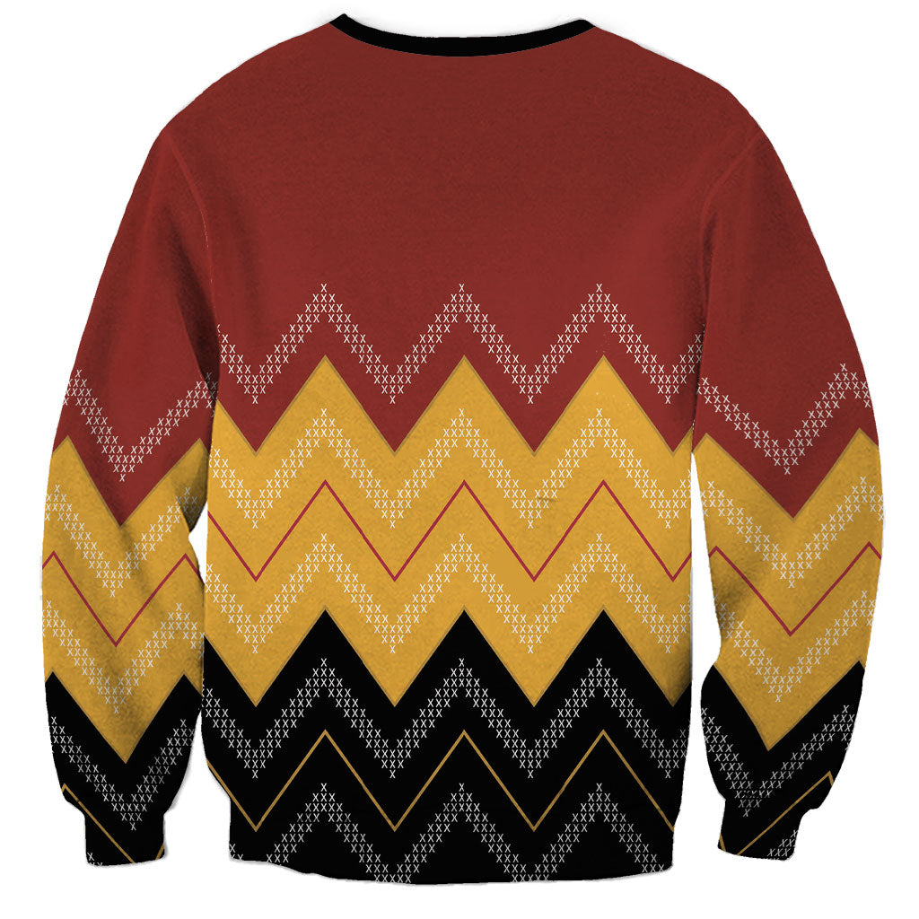 Kaokao Maori Tukutuku Inspired New Zealand Sweatshirt