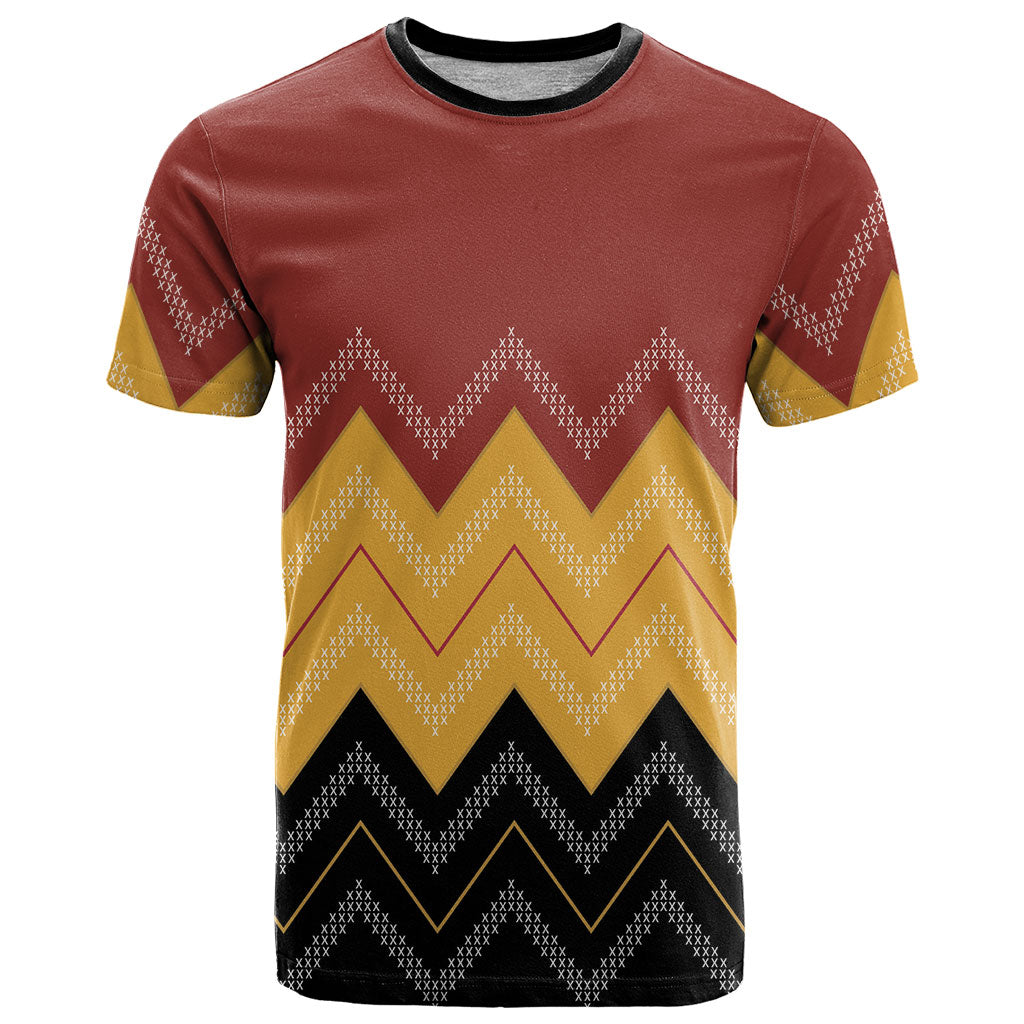 Kaokao Maori Tukutuku Inspired New Zealand T Shirt
