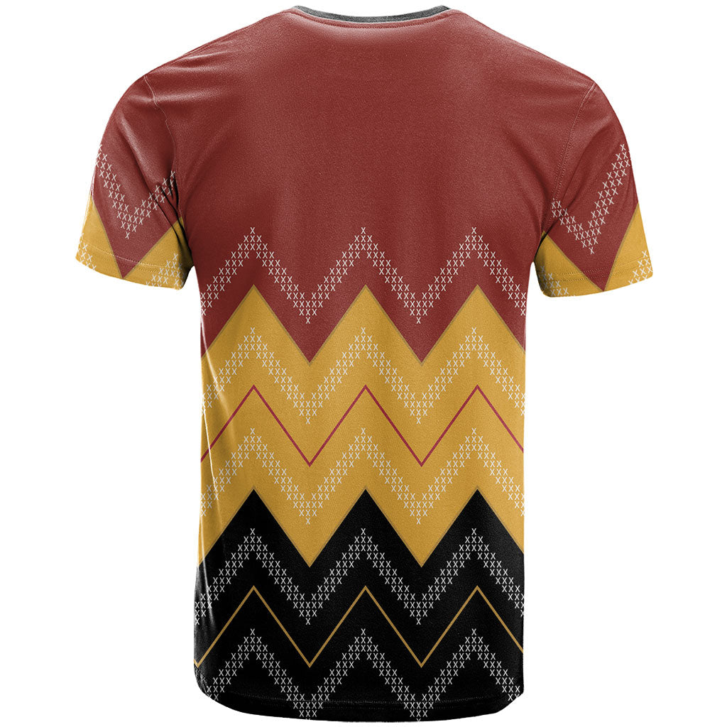 Kaokao Maori Tukutuku Inspired New Zealand T Shirt