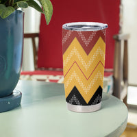 Kaokao Maori Tukutuku Inspired New Zealand Tumbler Cup
