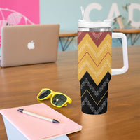 Kaokao Maori Tukutuku Inspired New Zealand Tumbler With Handle
