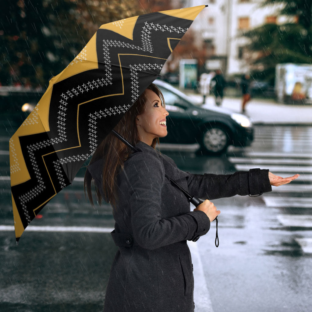 Kaokao Maori Tukutuku Inspired New Zealand Umbrella