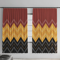 Kaokao Maori Tukutuku Inspired New Zealand Window Curtain