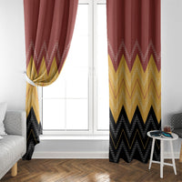 Kaokao Maori Tukutuku Inspired New Zealand Window Curtain