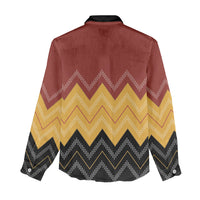 Kaokao Maori Tukutuku Inspired New Zealand Women Casual Shirt