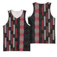 Roimata Toroa Maori Taniko Inspired New Zealand Basketball Jersey