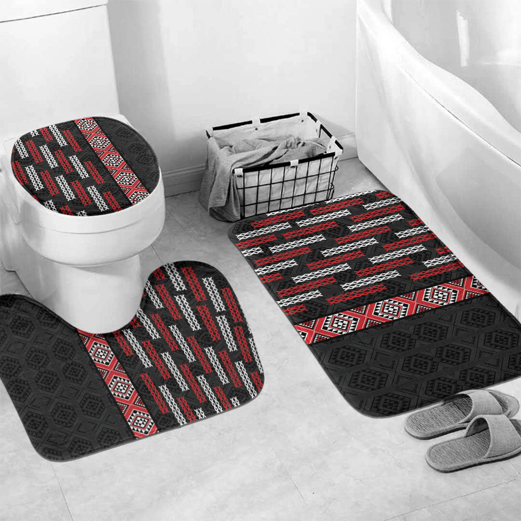 Roimata Toroa Maori Taniko Inspired New Zealand Bathroom Set